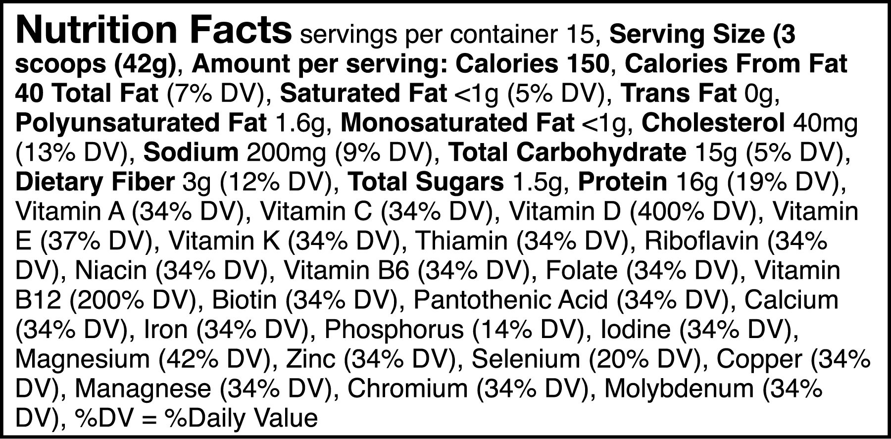 Vida Fuel - Banana nutrition facts